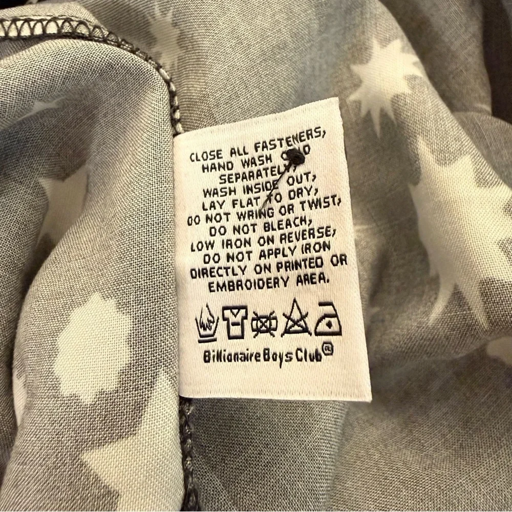 Billionaire Boys Club Black Starry Button Up - Picture 5 of 6